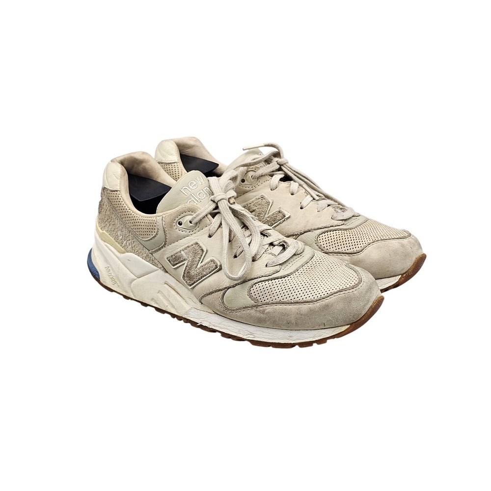 New Balance Mens Size 8 D 999 Powder Angora Beige Suede ABZORB Sneakers ML999WEU